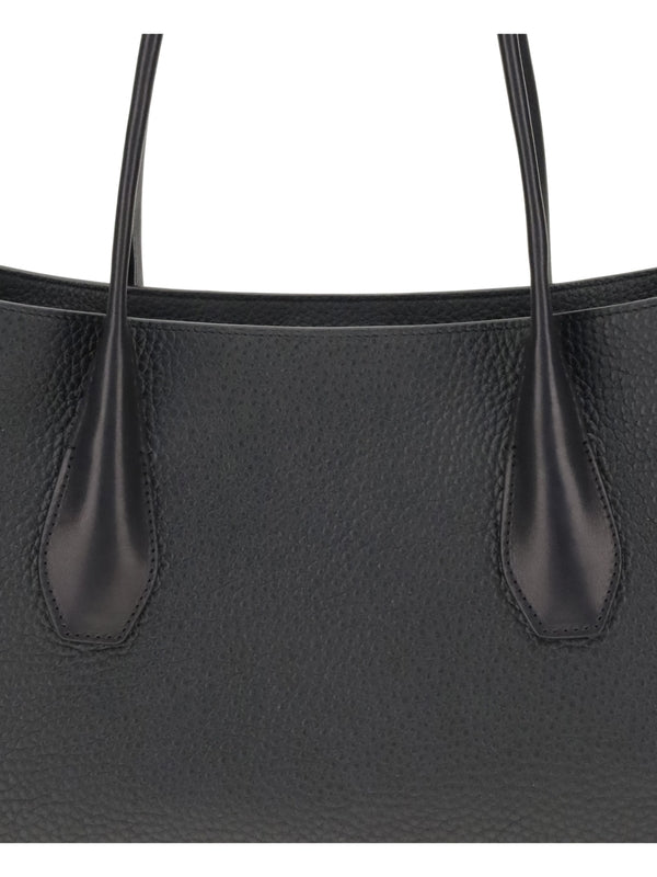 The Row Black Tote Bags