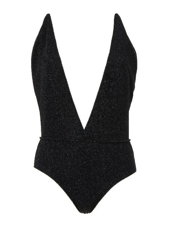 Black Lurex Swimsuit