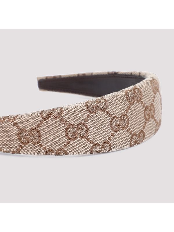 GG Logo Canvas Hair Band