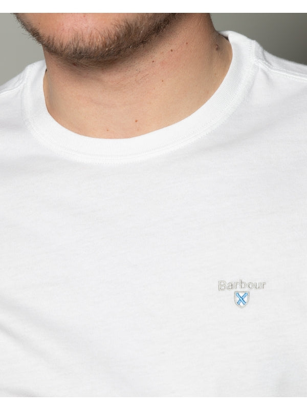 Barbour White Half Sleeve