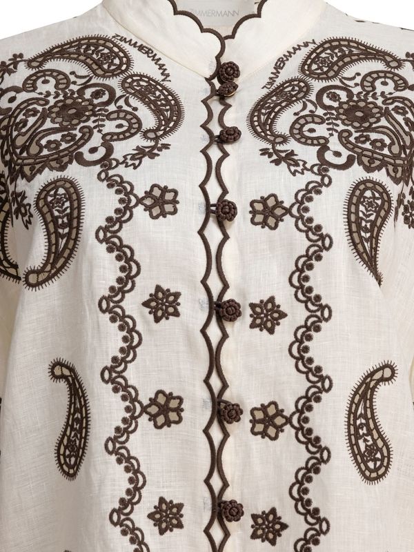 Zimmermann Ivory Shirts & Blouses