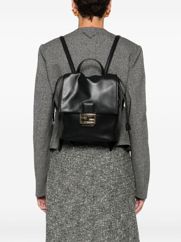 Fendi Ff Black Backpacks