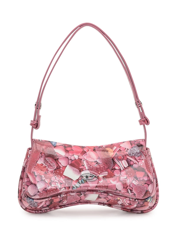 Play Logo Graphic Printing Shoulder Bag