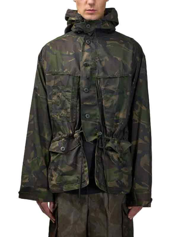 Overdyed Camo Parka
