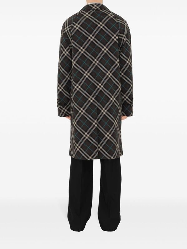 Check Print Coat - Jente