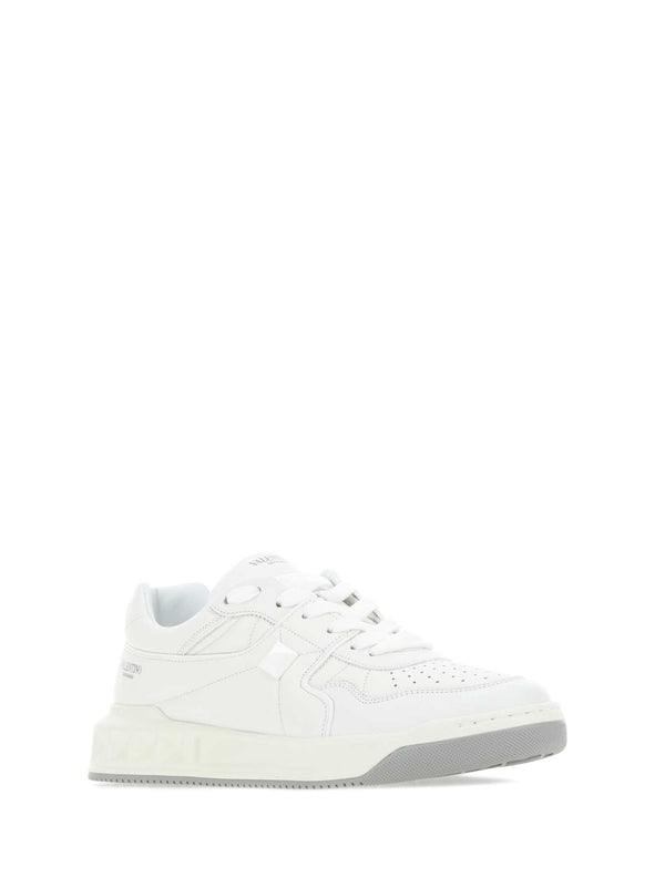 Valentino White Low Top Sneakers