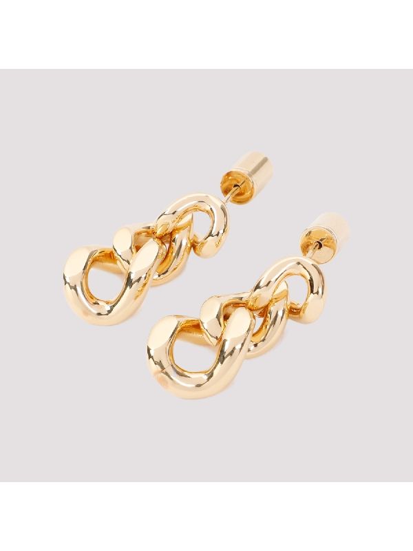 Chain Link Gold Tone Earrings