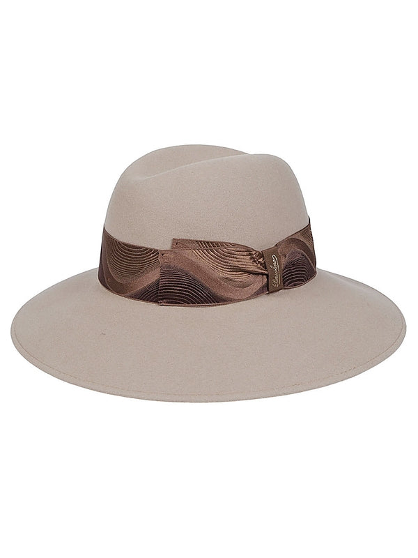 Bow Band Wool
  Cashmere Fedora Hat