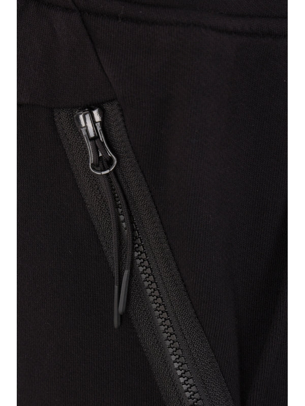 Zipper Detail Cotton Track
  Pants