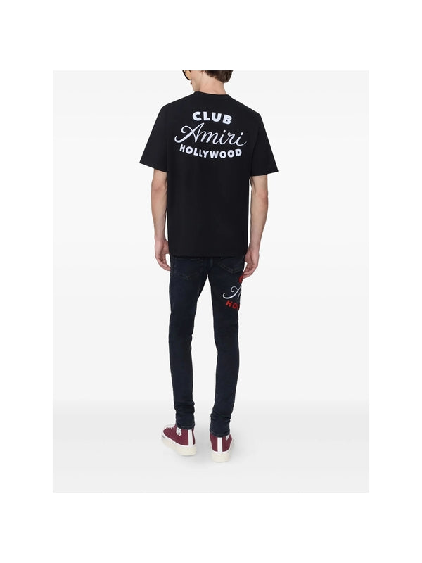 Amiri Black Half Sleeve