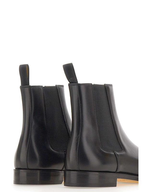 Doucal'S Black Chelsea Boots