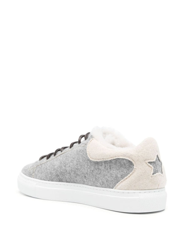 Wool Cashmere Low-Top Sneakers