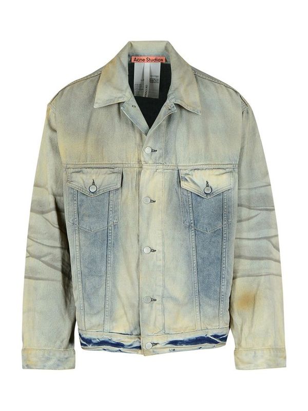 Oversized Washed Denim Jacket