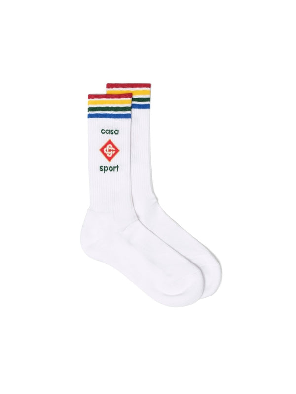 Jacquard Logo High-top Socks