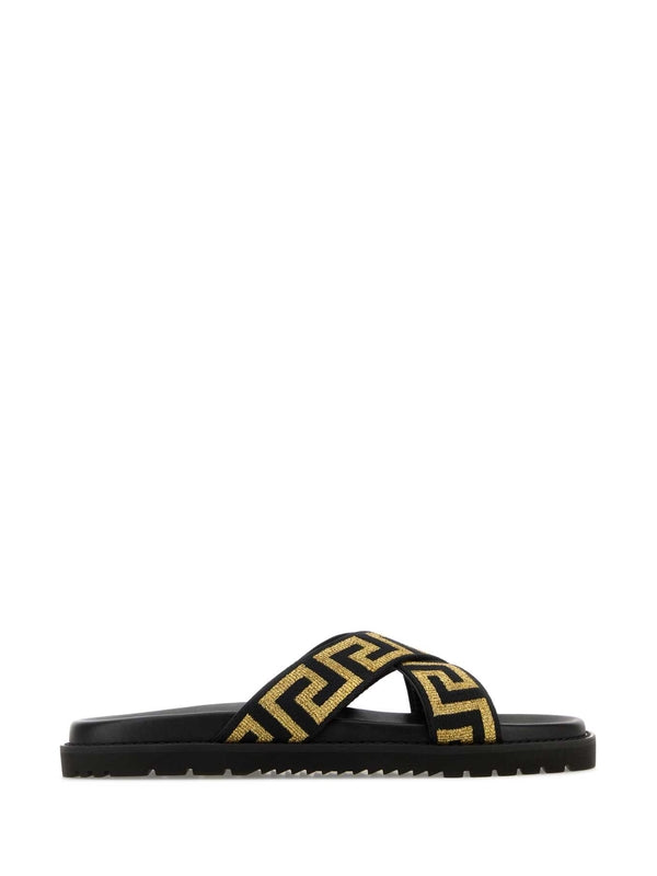 Versace Black Sandals