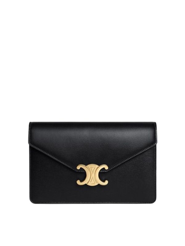 Triomphe Leather Shoulder Bag