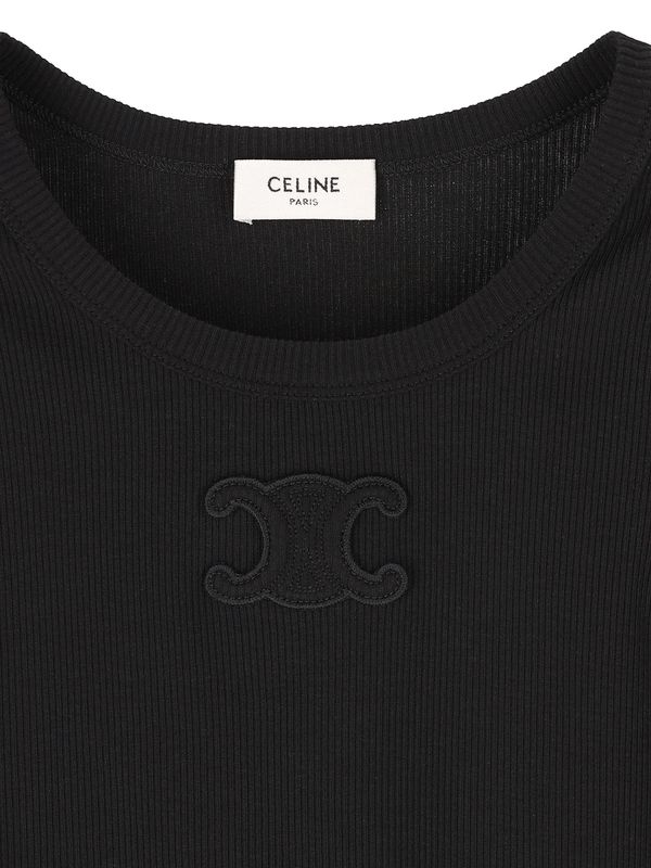 Triomphe Ribbed Sleeveless Top