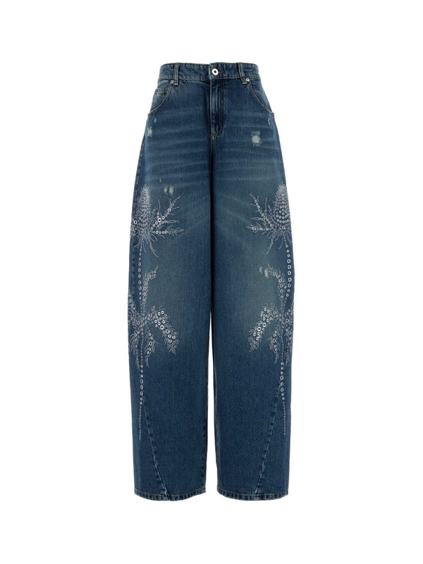 Blumarine Blue Denim Pants