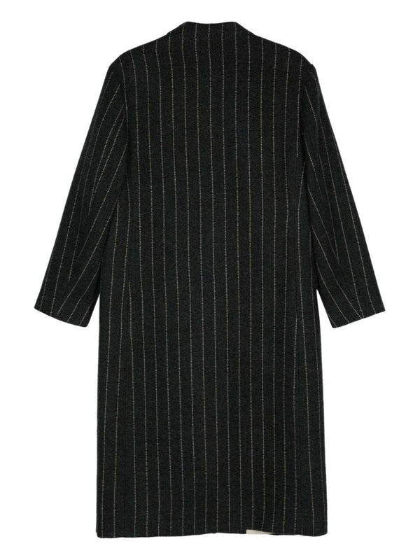 Stripe Wool Coat