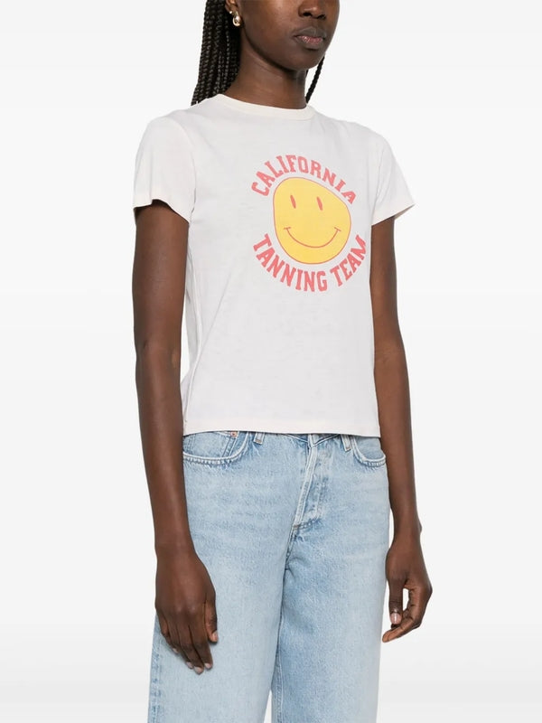 Graphic Printing Cotton Short Sleeve T-Shirt