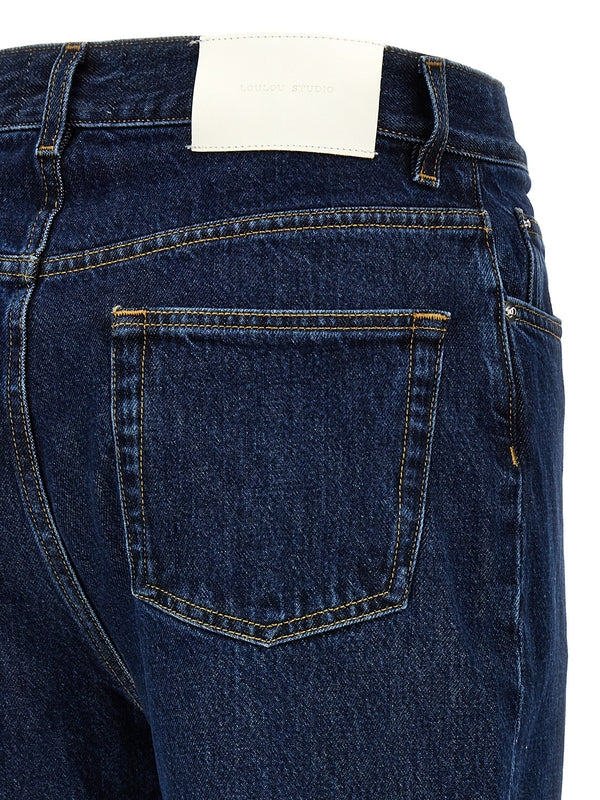 Wular Back
  Logo Patch Denim Pants