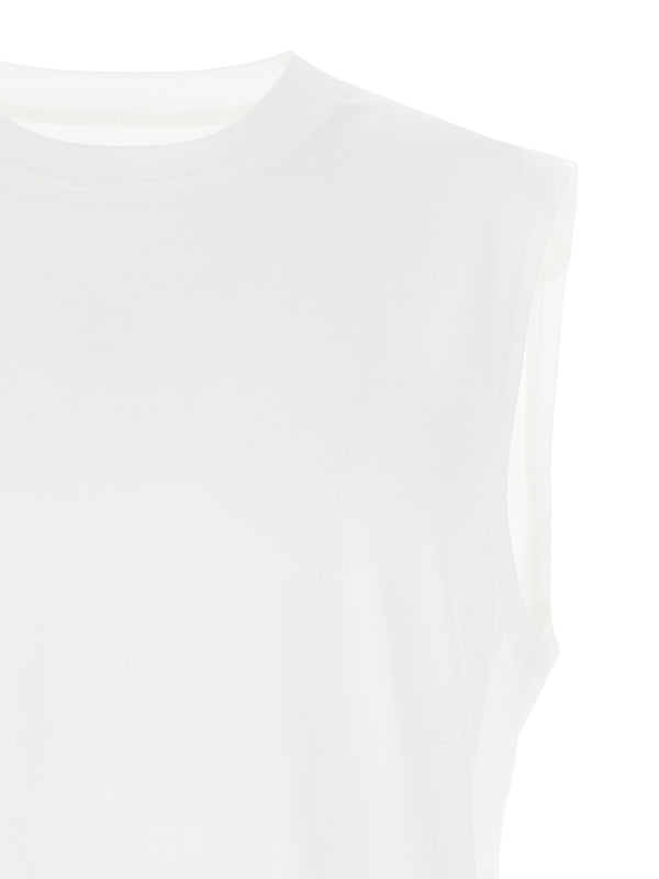 Asymmetrical Cotton Sleeveless Top