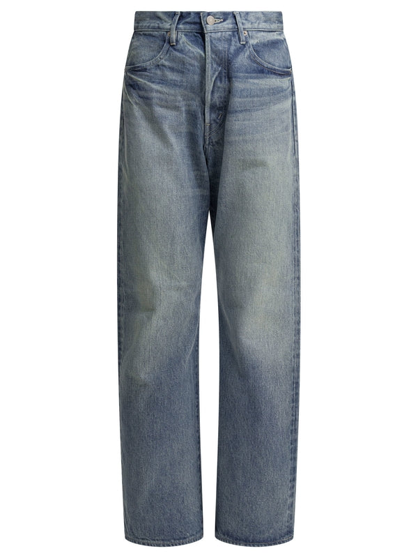 Selvedge Faded Heavy Denim Pants