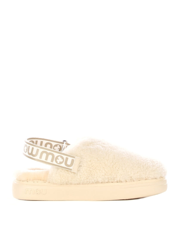 Mou Beige Slide
