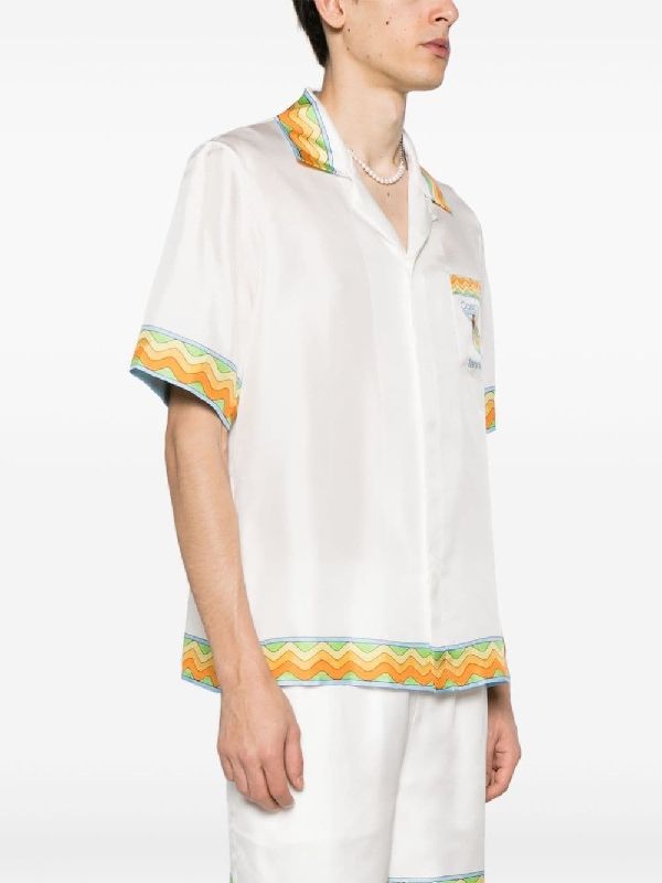 Cubism Tennis Club Silk Shirt