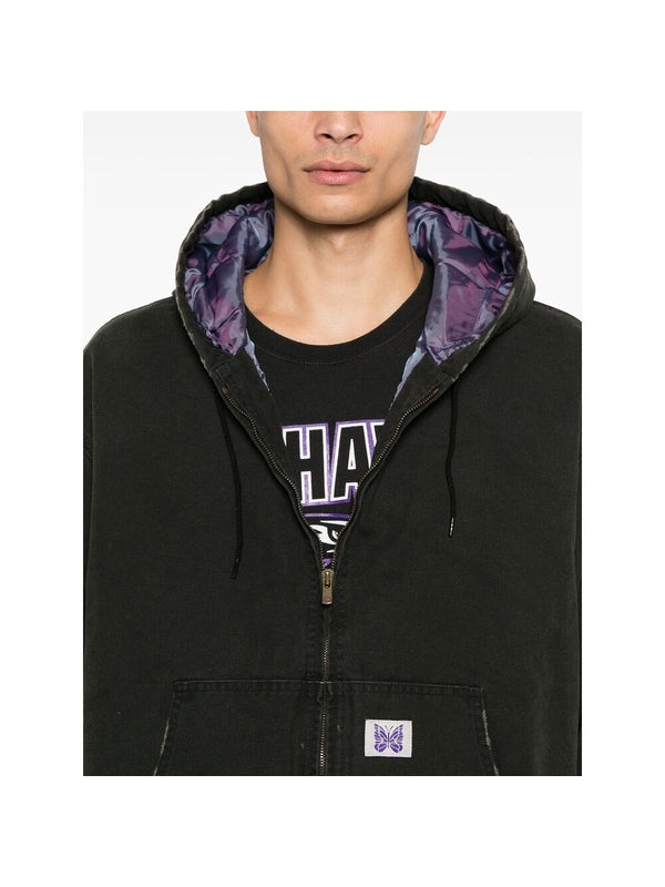 Butterfly Logo Work Hoodie Zip-up