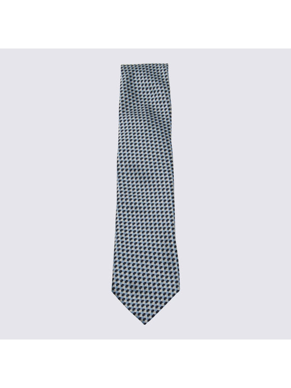 Z Zegna Blue Neck Ties