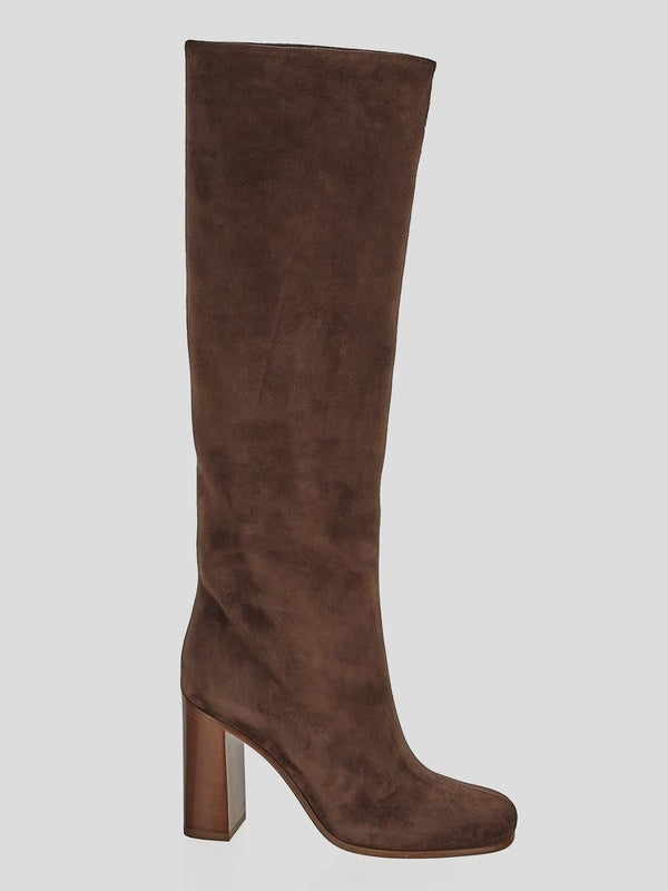 WILLOW Suede High-Heeled Boots