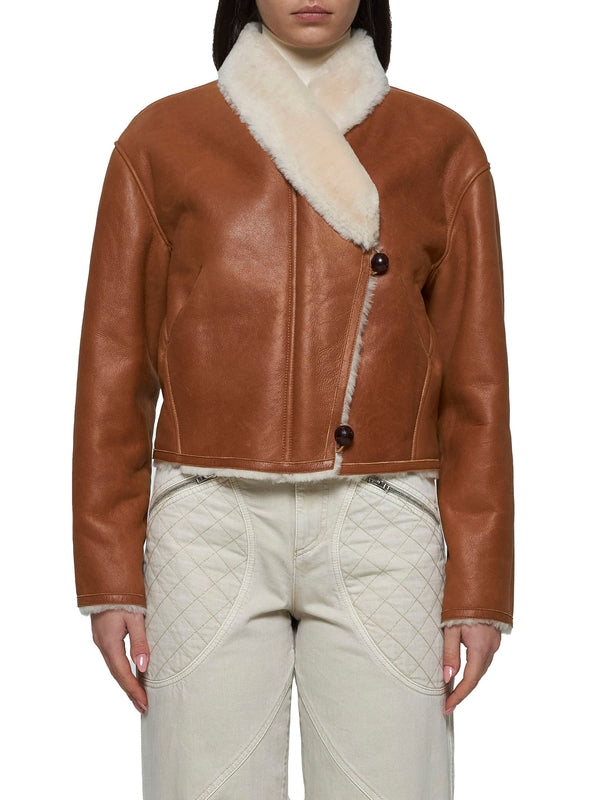 Eriana Reversible Leather Jacket