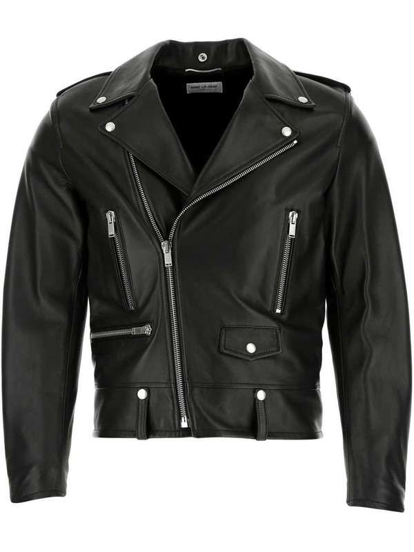 Multi Zipper Detail Biker Jacket