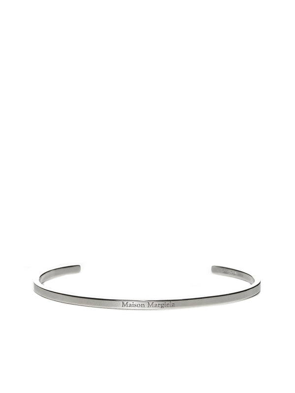 Engraving Logo Silver Bracelet