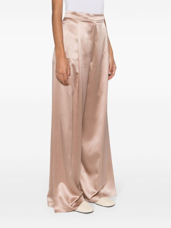 Fiesta Wide Satin Silk Pants