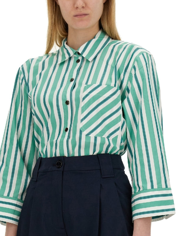 Stripe Cotton Shirt