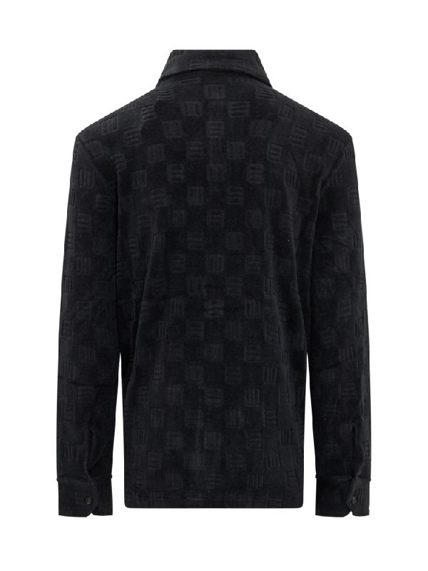 Monogram Pattern Black Shirt