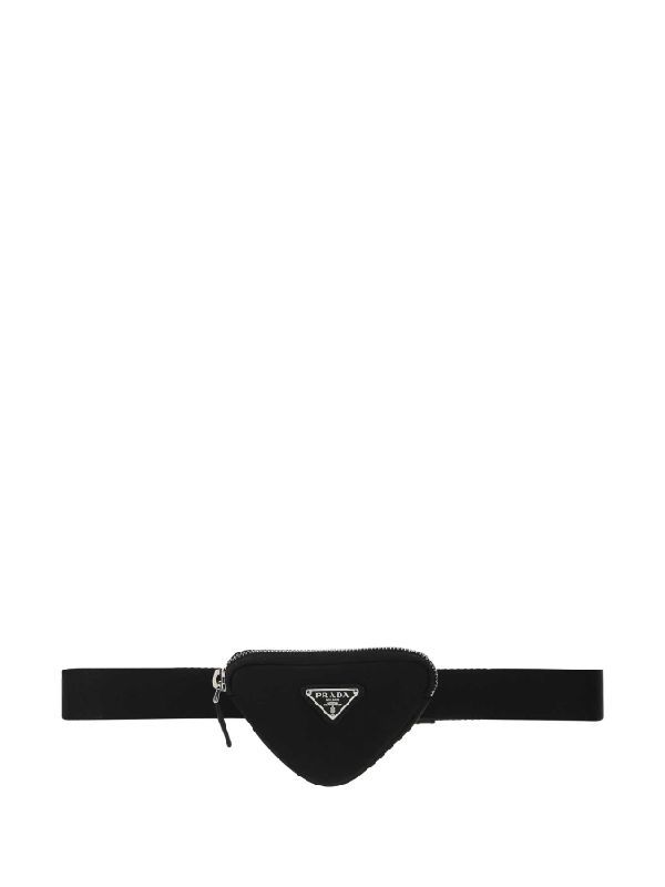 Triangle Logo Nylon Belt Bag