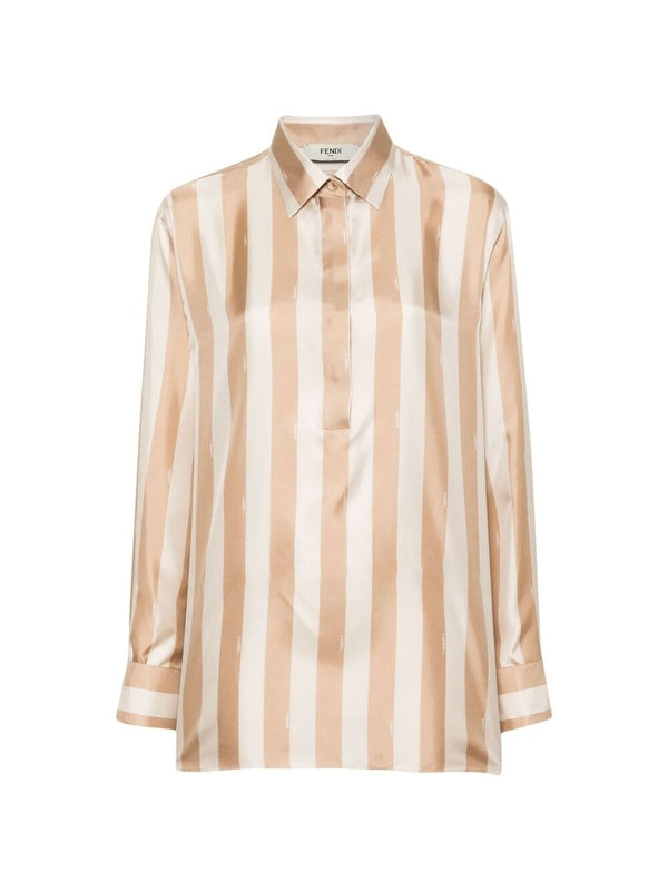 Stripe Silk Shirt