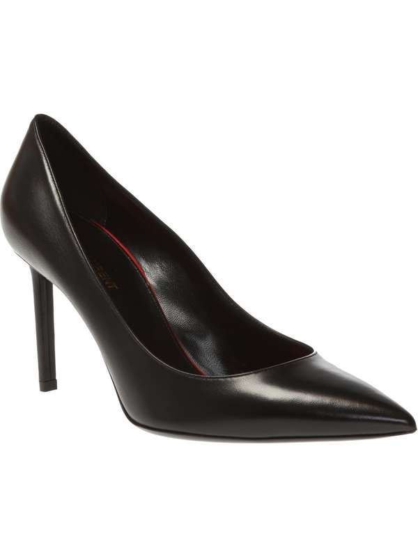 Anja Smooth Leather Pump Heel