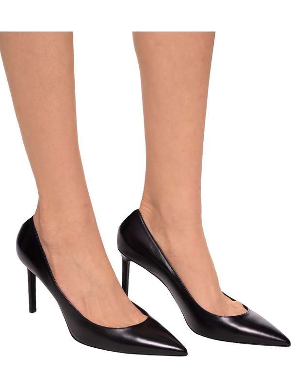 Anja Smooth Leather Pump Heel