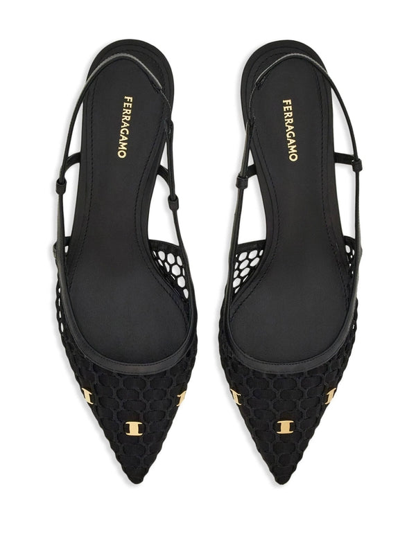 VARA Chain Slingback Heel