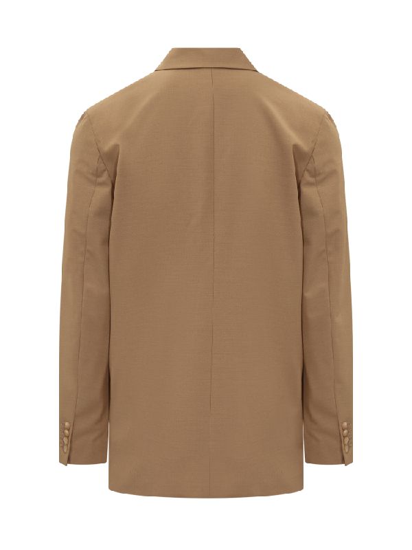 Beige Tailored Overshirt