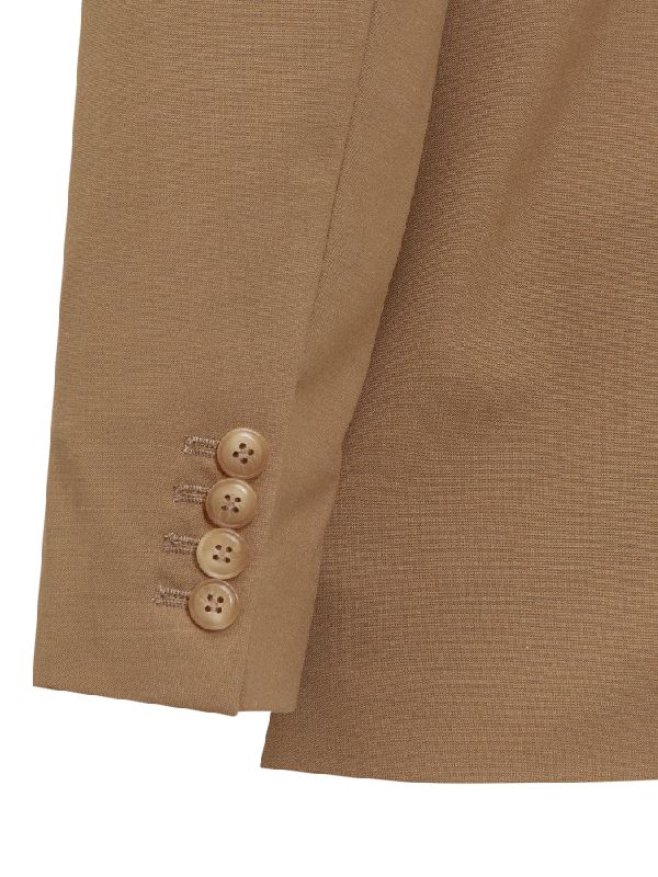 Beige Tailored Overshirt