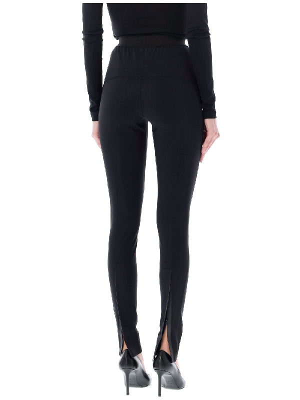 Back Slit High-waist Leggings