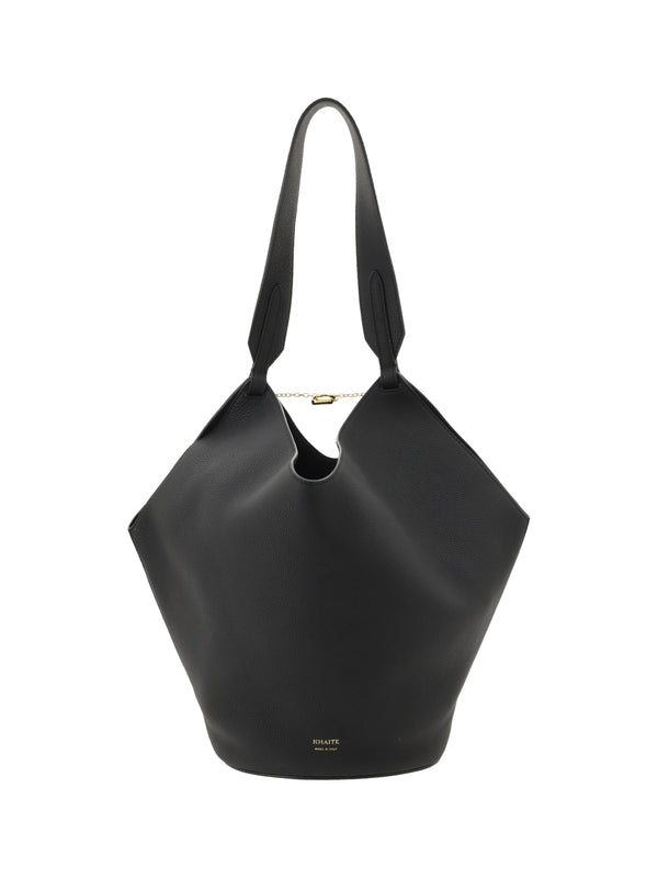 Lotus Calfskin Small Tote
  Bag