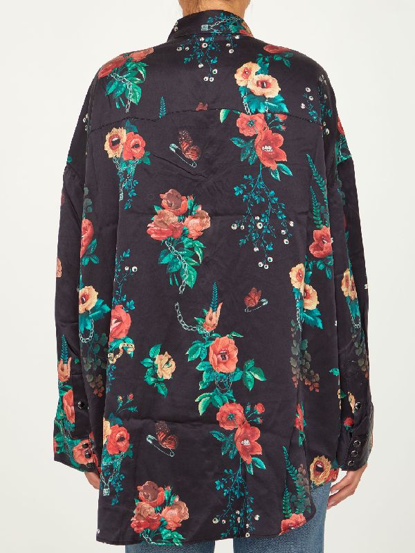 Floral Oversized Cowboy Shirt