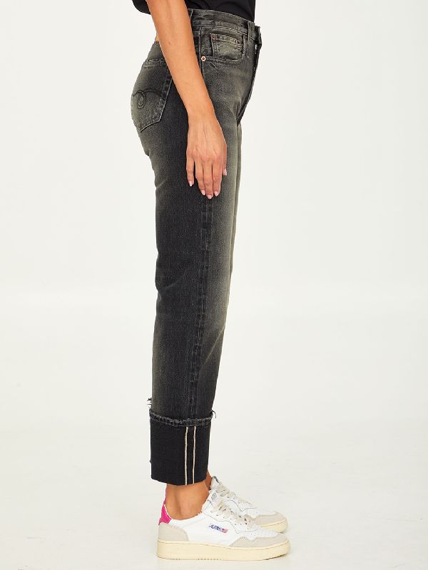 Cuffed Courtney Washed Denim Pants