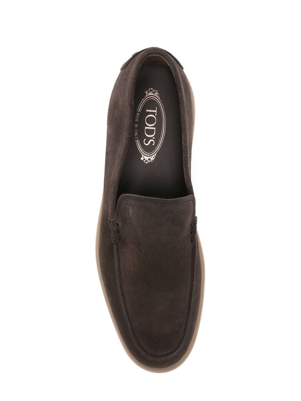 Brown Suede Driving Shoes